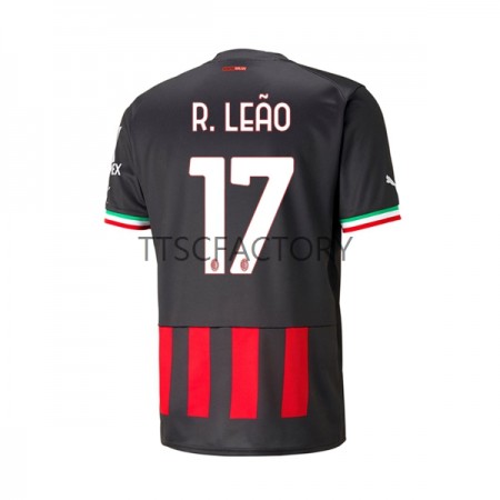 Fotballdrakt AC Milan Rafael Leao 17 Hjemmetrøye 2022-2023 Kortermet